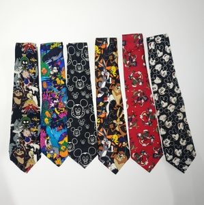 Mickey Mouse Looney Toons  Novelty Ties